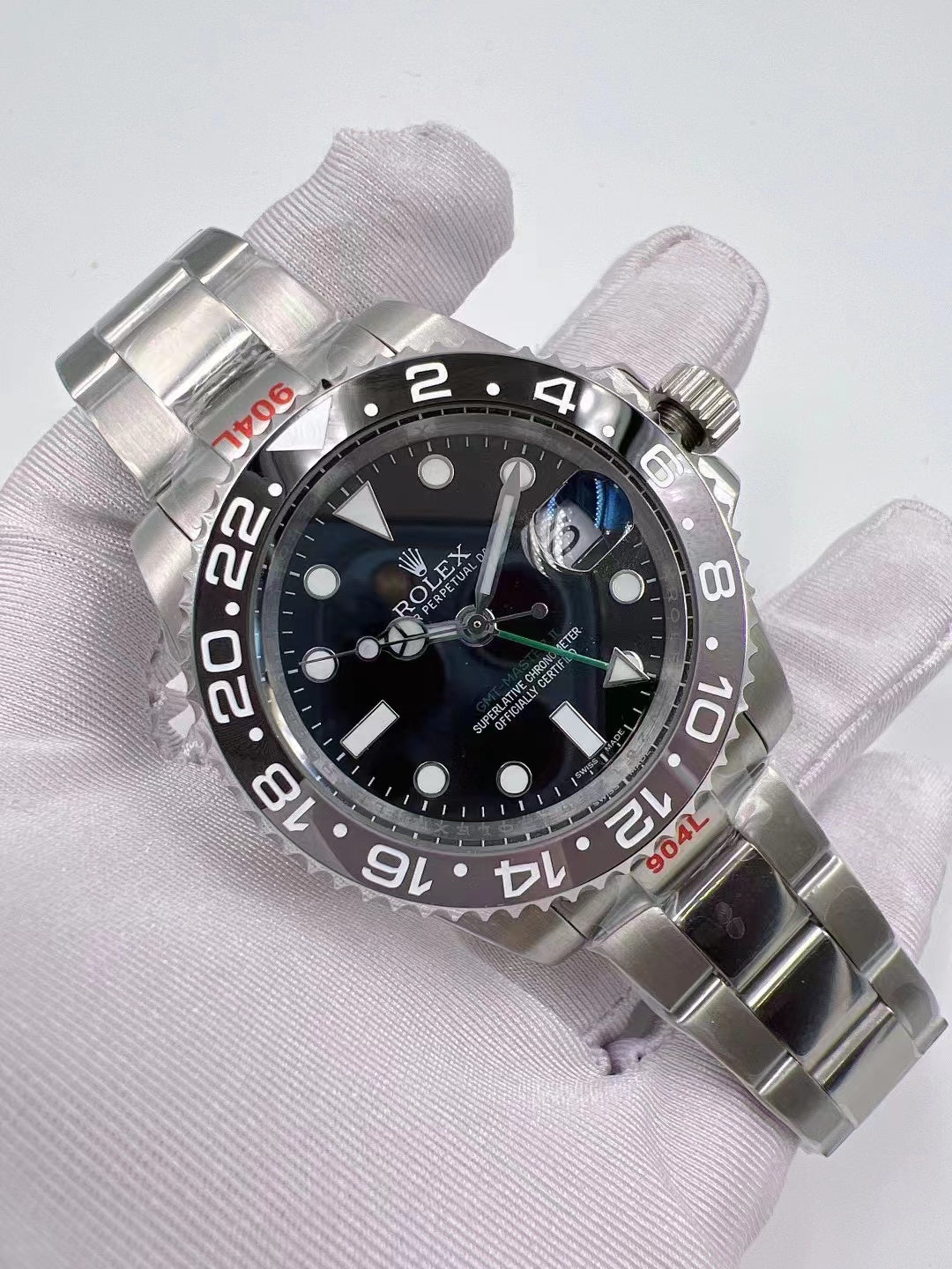 New 2024 GMT Master 2 Bruce Wayne Oyster and Jubilee Bracelet - IP Empire Replica Watches