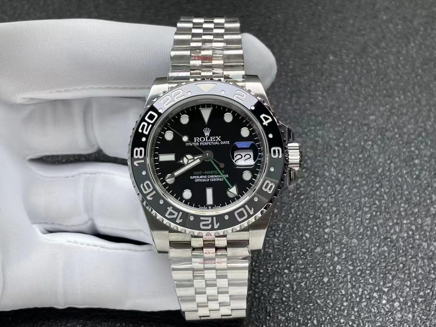 New 2024 GMT Master 2 Bruce Wayne Oyster and Jubilee Bracelet - IP Empire Replica Watches