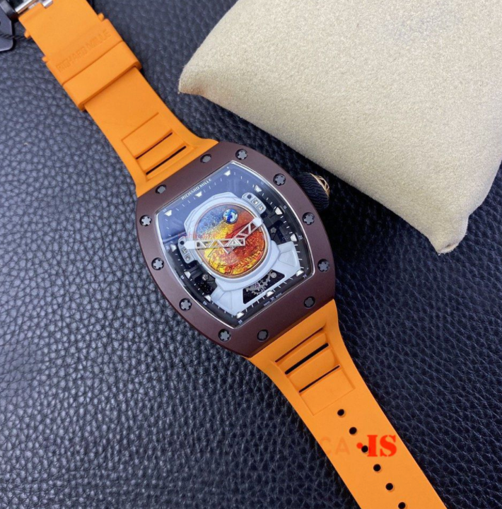 RM 52-05 Replica - Orange Strap , Pharrell Williams - IP Empire Replica Watches