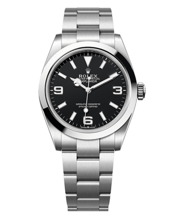 Explorer 40mm Silver Black Replica 2023 Model