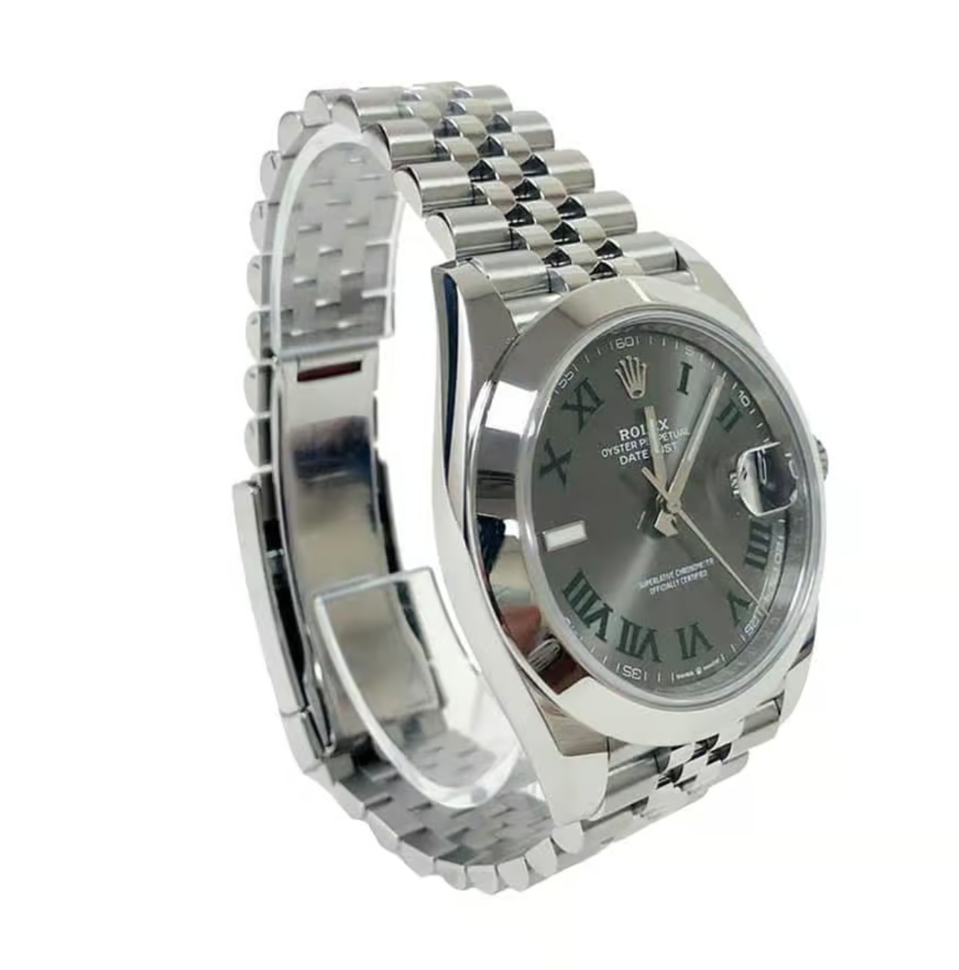 Rolex Datejust Cal.3235 WIMBLEDON Swiss Watch 1:1 Mirror Replica 904L Steel 41MM - Grey Dial - IP Empire Replica Watches