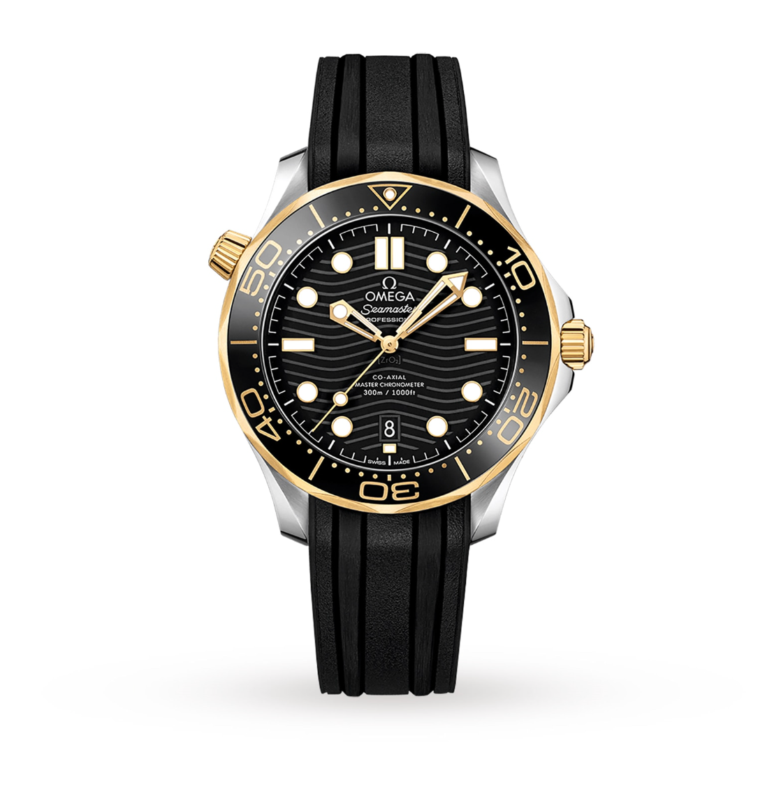 Omega Seamaster diver 300 co-axial Black Gold - IP Empire Replica Watches