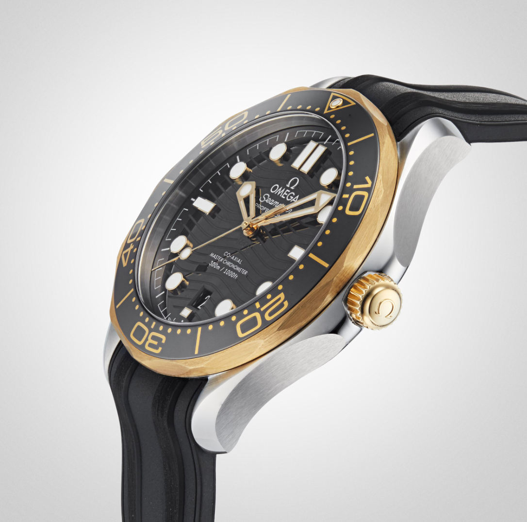 Omega Seamaster diver 300 co-axial Black Gold - IP Empire Replica Watches