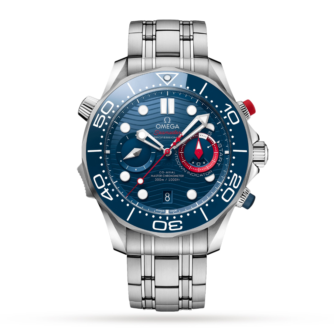 Omega Seamaster Diver Co-Axial Master Chronometer Chronograph 44mm Men's Watch O21030445103002 - IP Empire Replica Watches