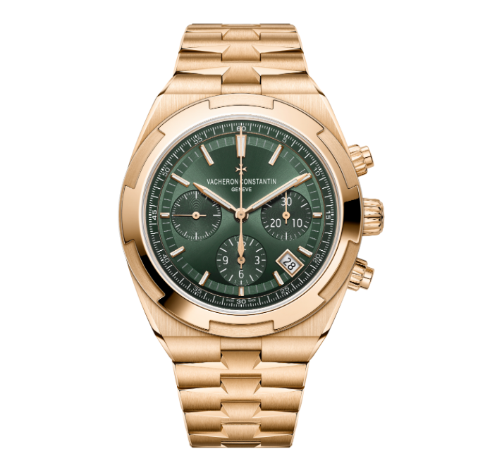 VACHERON CONSTANTIN OVERSEAS CHRONOGRAPH SUNBURST GREEN