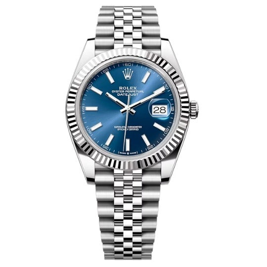 Rolex Date Just Jubilee Blue Replica