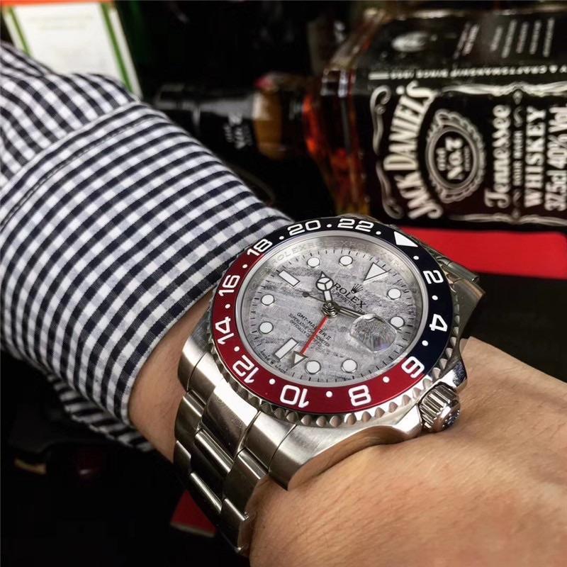 Best Swiss Clone Rolex Replica GMT Meteorite dial