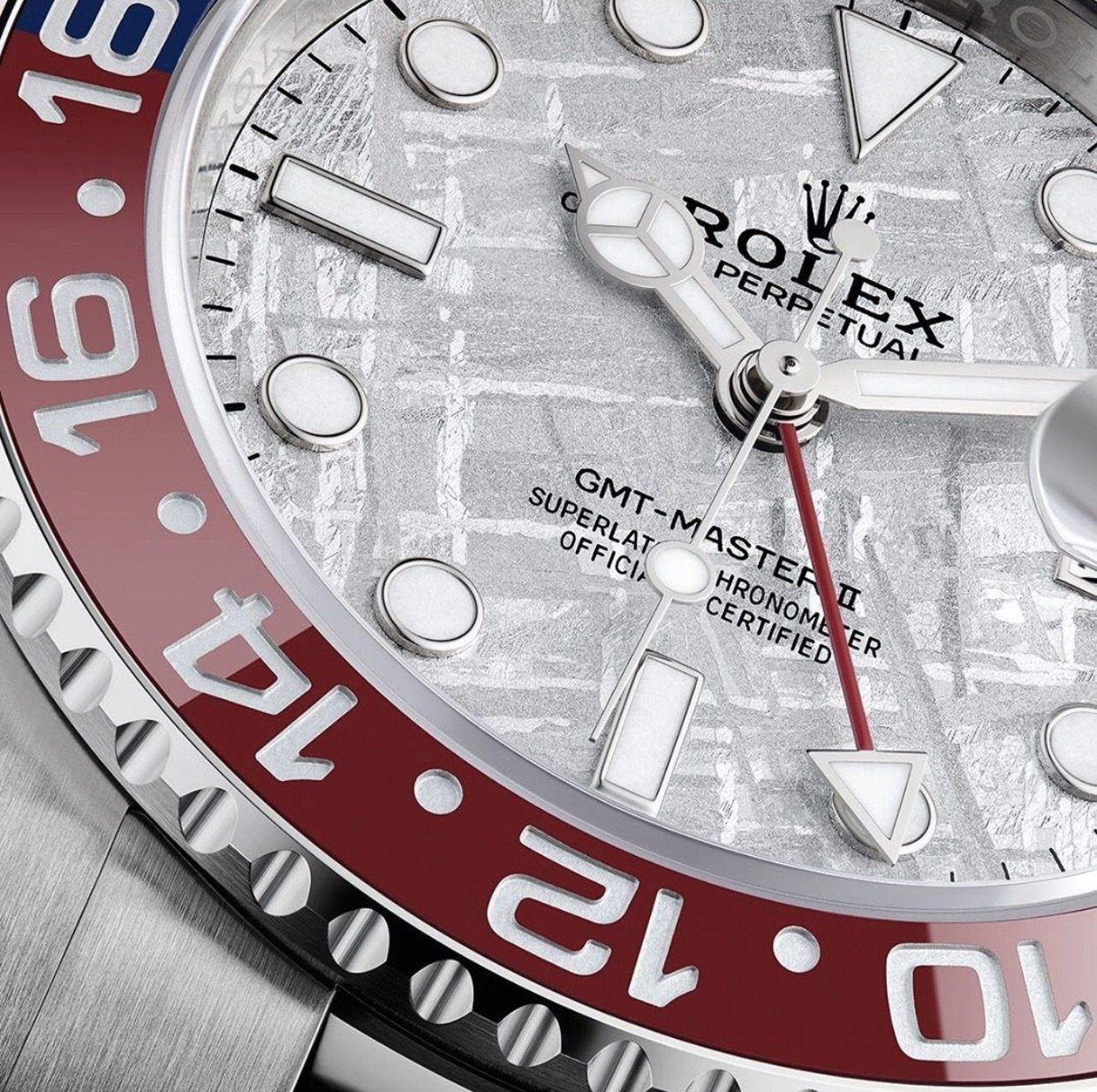 Best Swiss Clone Rolex Replica GMT Meteorite dial