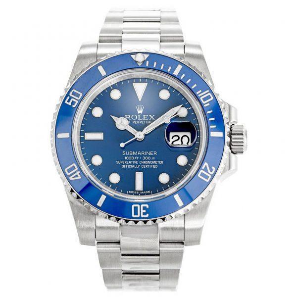 Replica Rolex Submariner Blue 116619LB - Replica Swiss Clones Watches